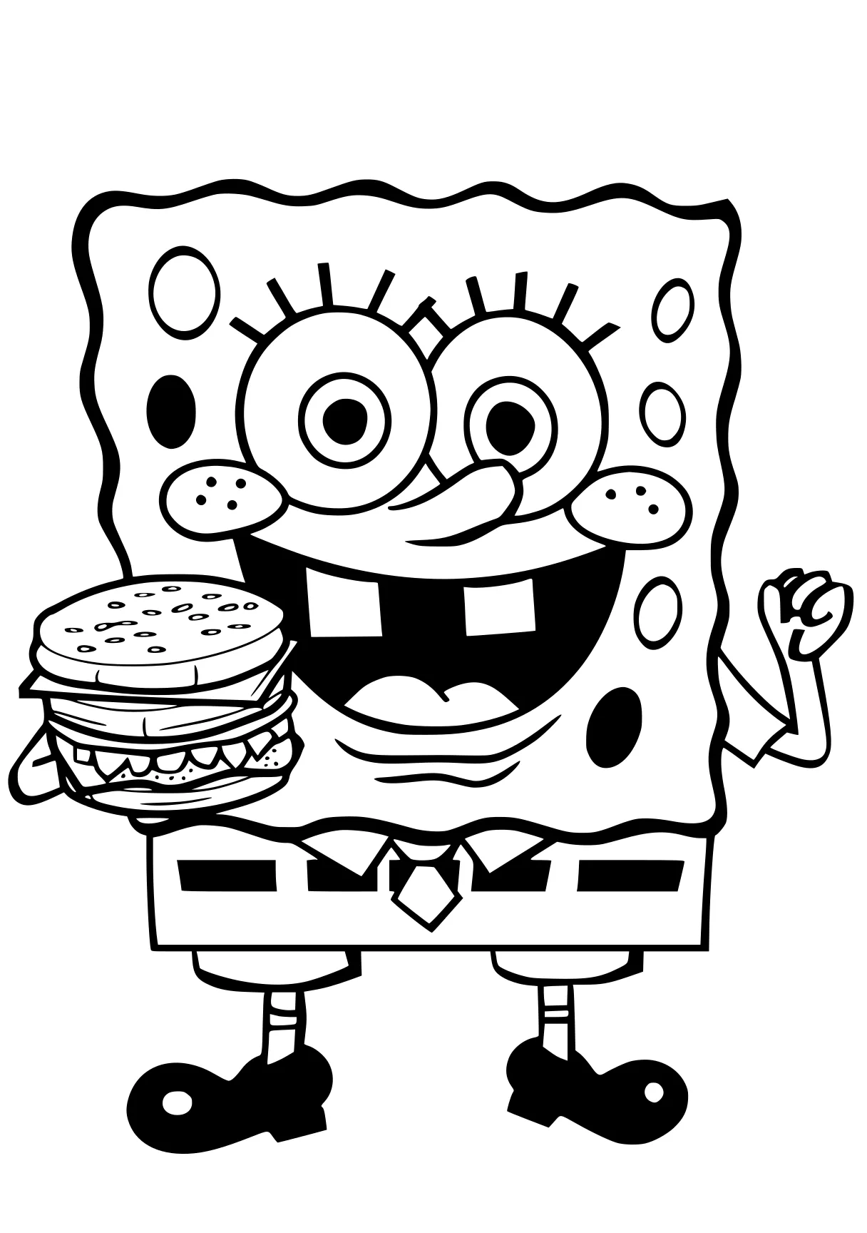 sponge bob coloring pages squarepants, spongebob, sponge, patrick, squidward, free page downloads