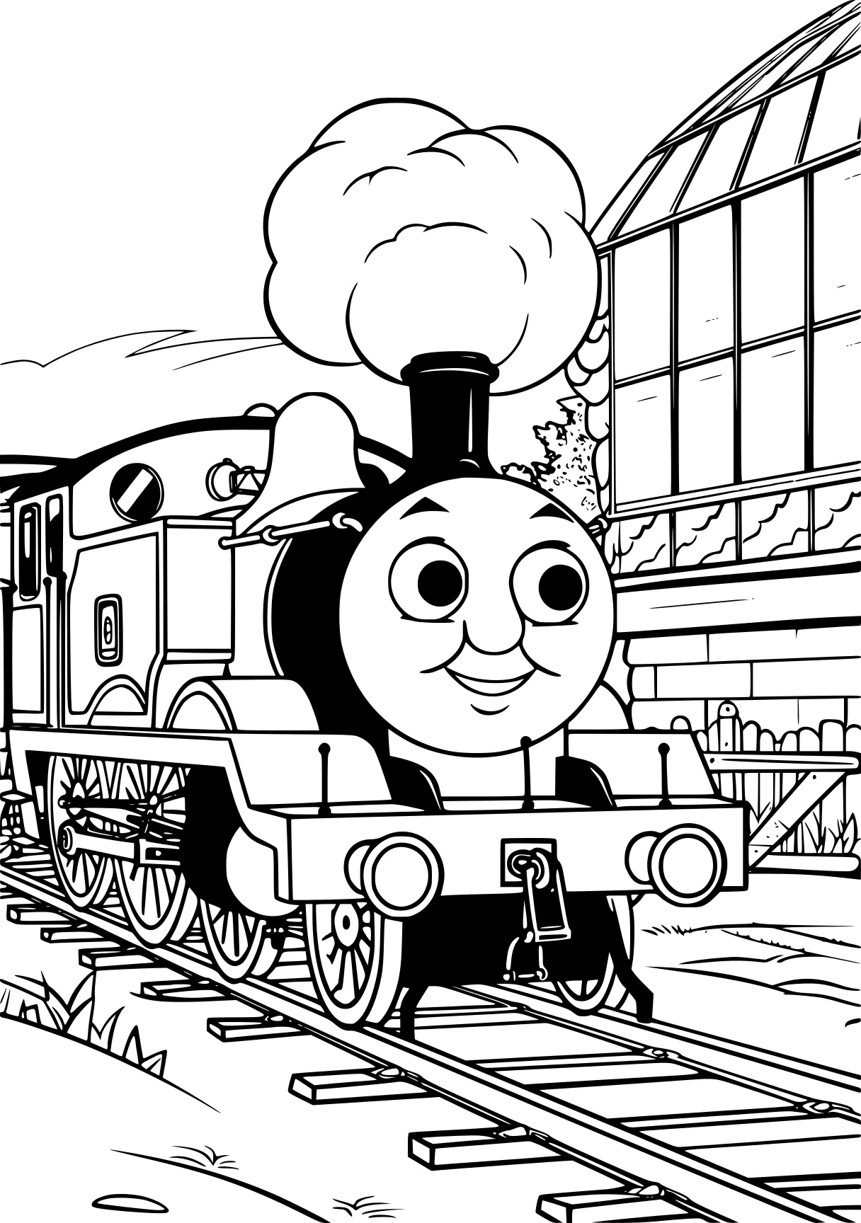 thomas the tank engine colouring pages thomas, percy, train, free coloring page downloads