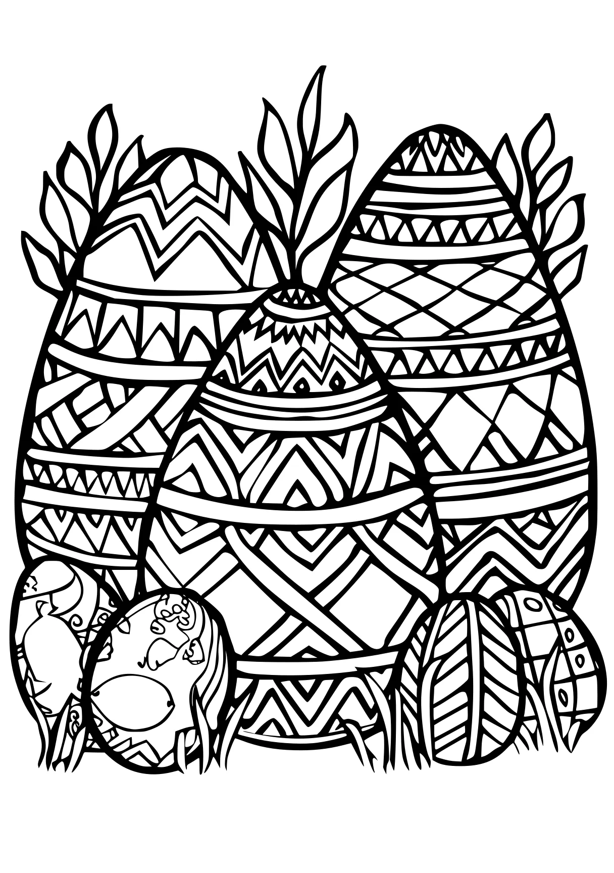 coloring pages for easter zentangle, easter, colouring, free page downloads