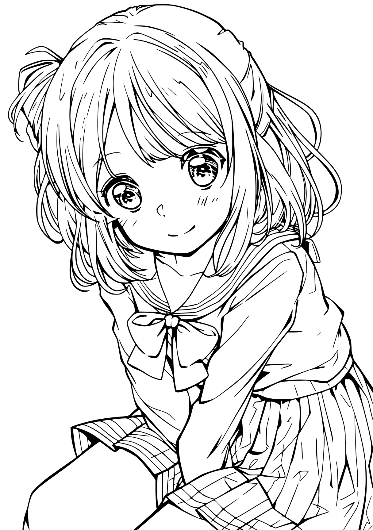 anime coloring sheet chibi, strawberry, illustrator, kuromi, free page downloads