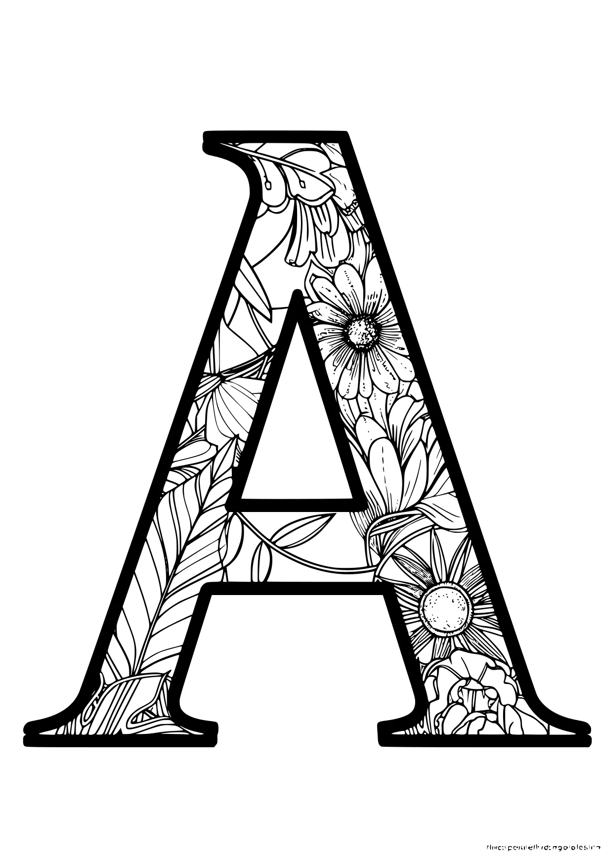 letter coloring pages a4, an, a, illustrator, letters, free page downloads