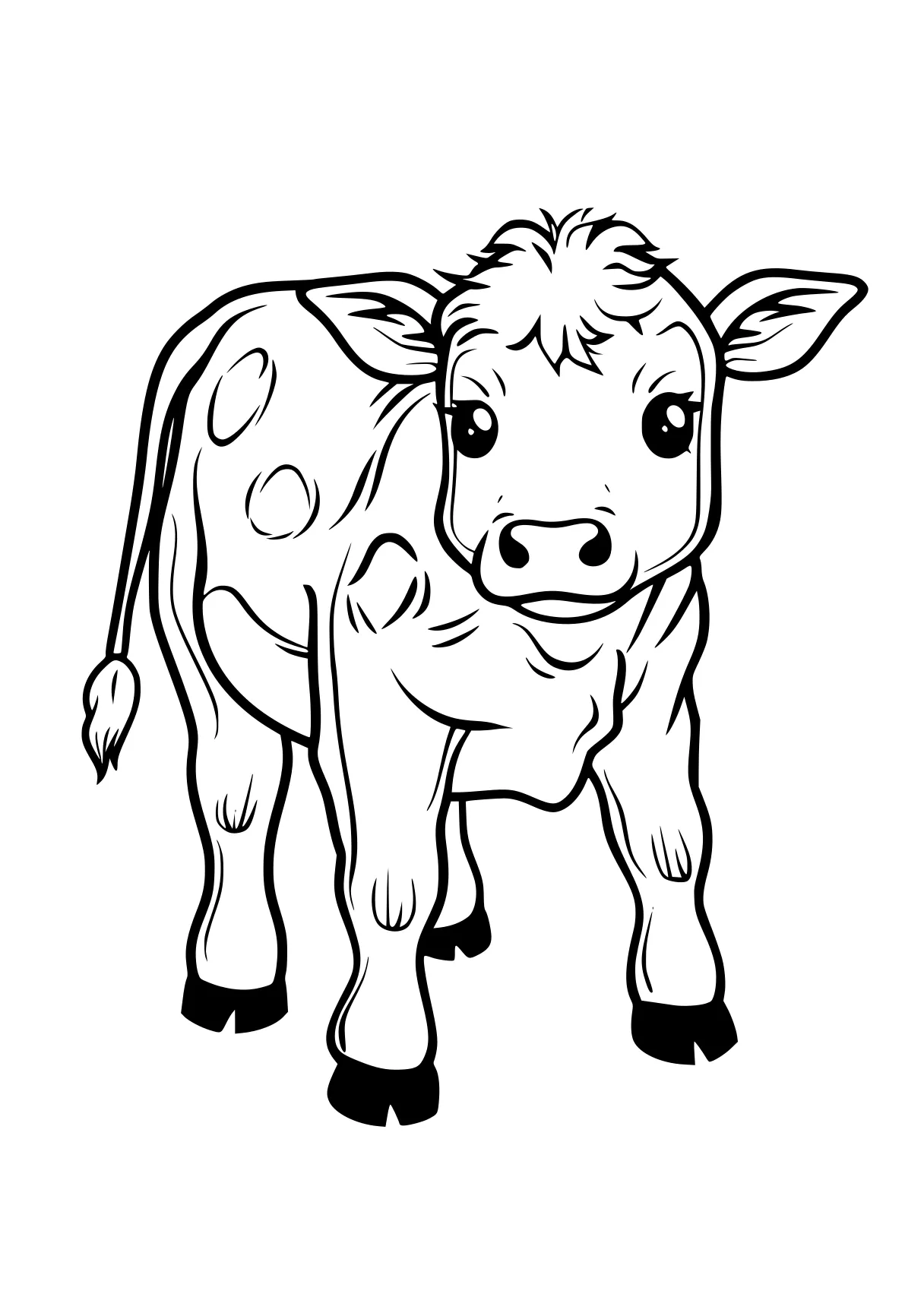 cow coloring sheet cow, buffalo, rhino, zebra, illustrator, free page downloads