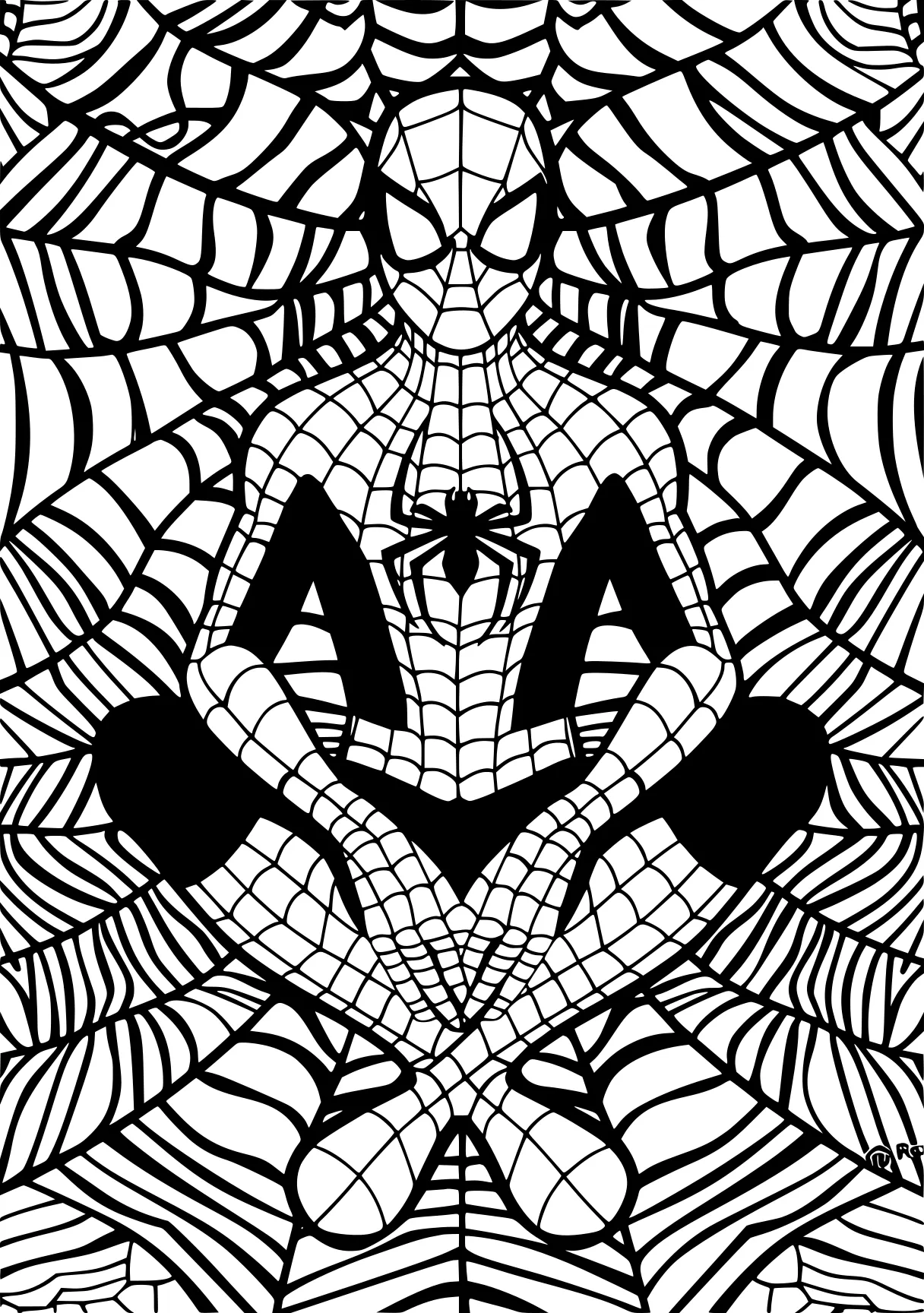 spidey coloring page spider, spiderman, spidey, mega, mha, free downloads