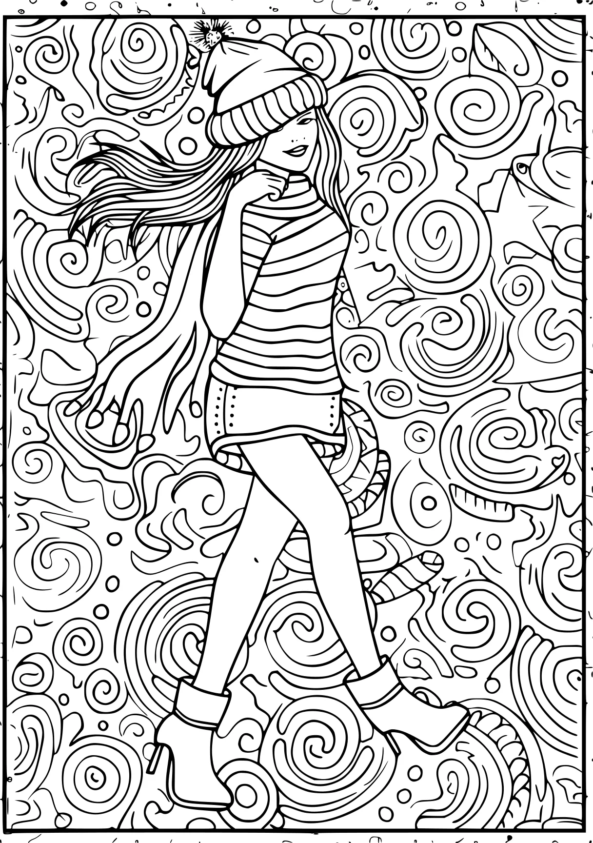 color by number coloring pages, zentangle, rapunzel, siren, free page downloads