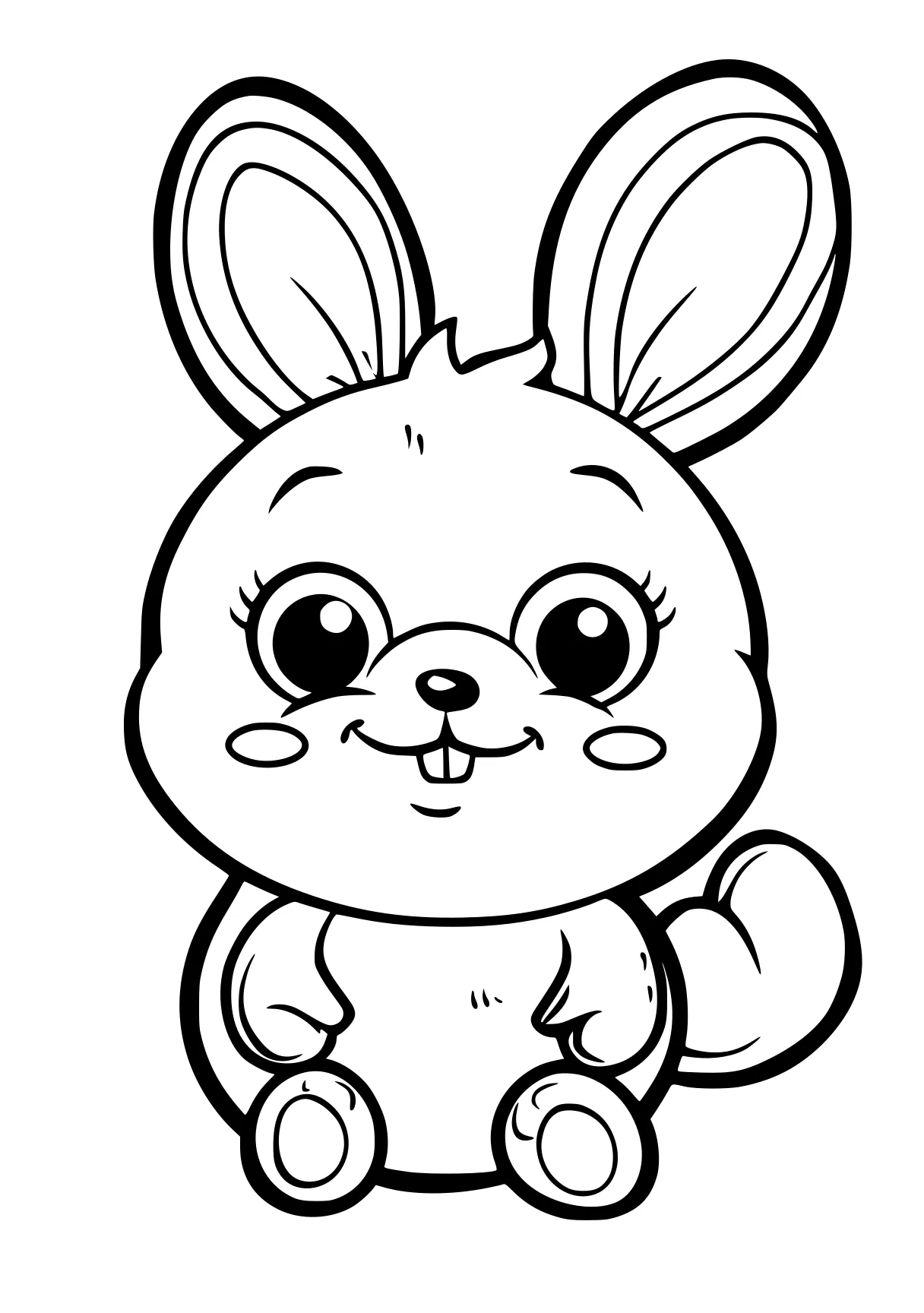 cute coloring pages printable bunny, rabbit, scorbunny, alvin, carrot, free page downloads