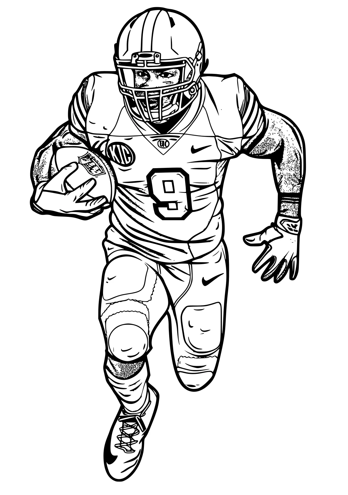 football coloring pages football, 49ers, hatcher, ball, chiefs, free page downloads