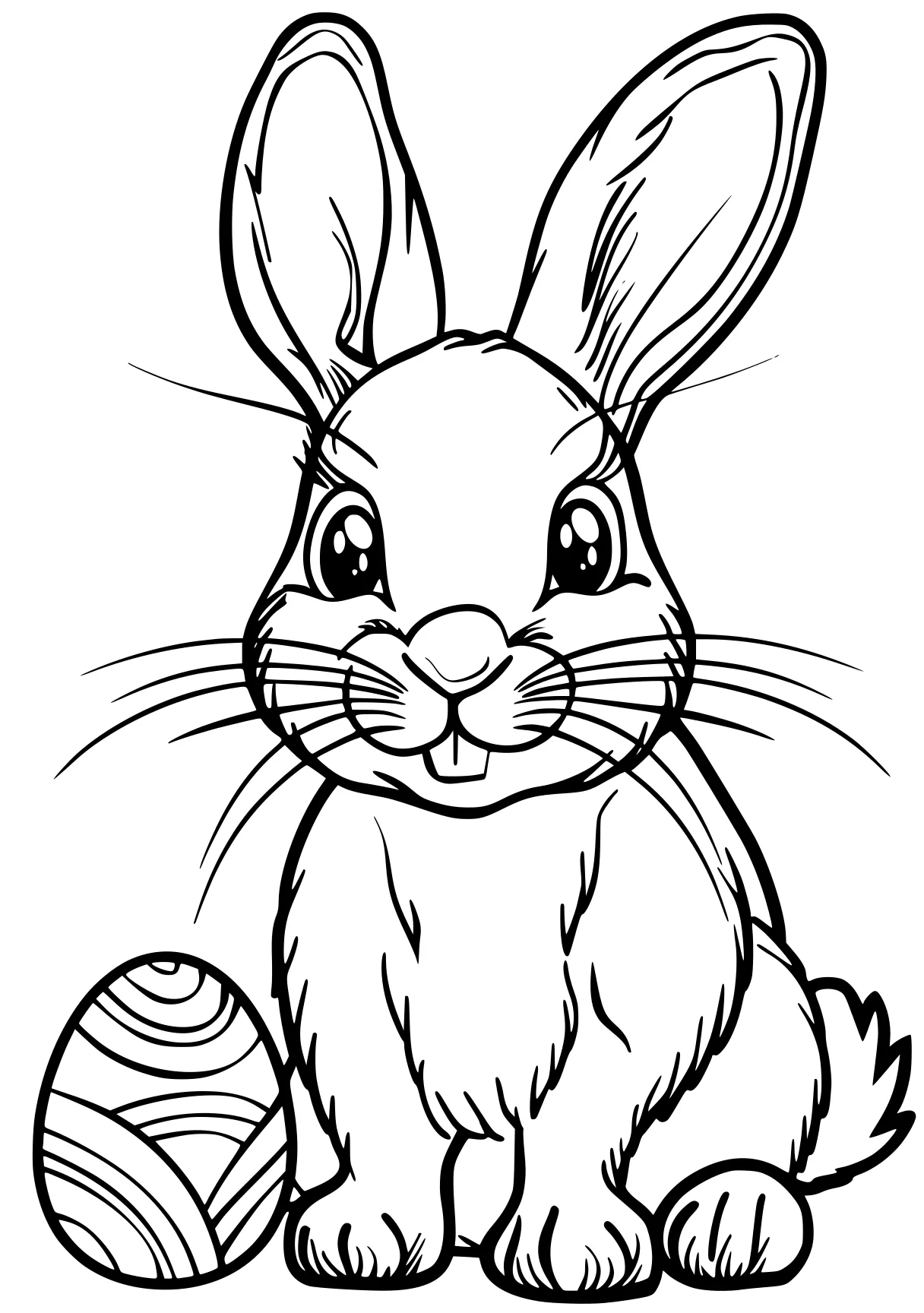 easter bunny coloring page rabbit, bunny, illustrator, carrot, free downloads