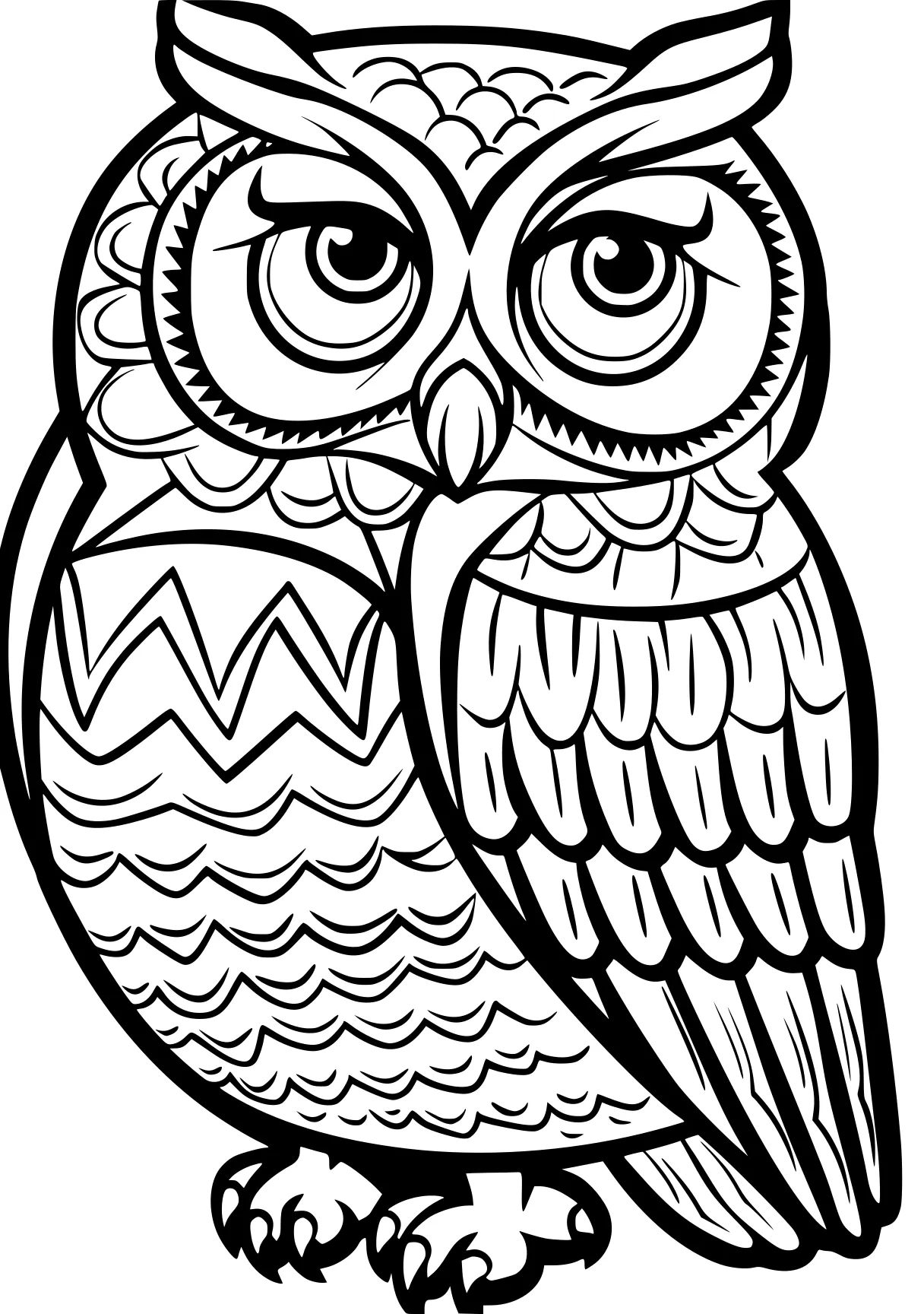 owl coloring pages owl, illustrator, bird, free page downloads