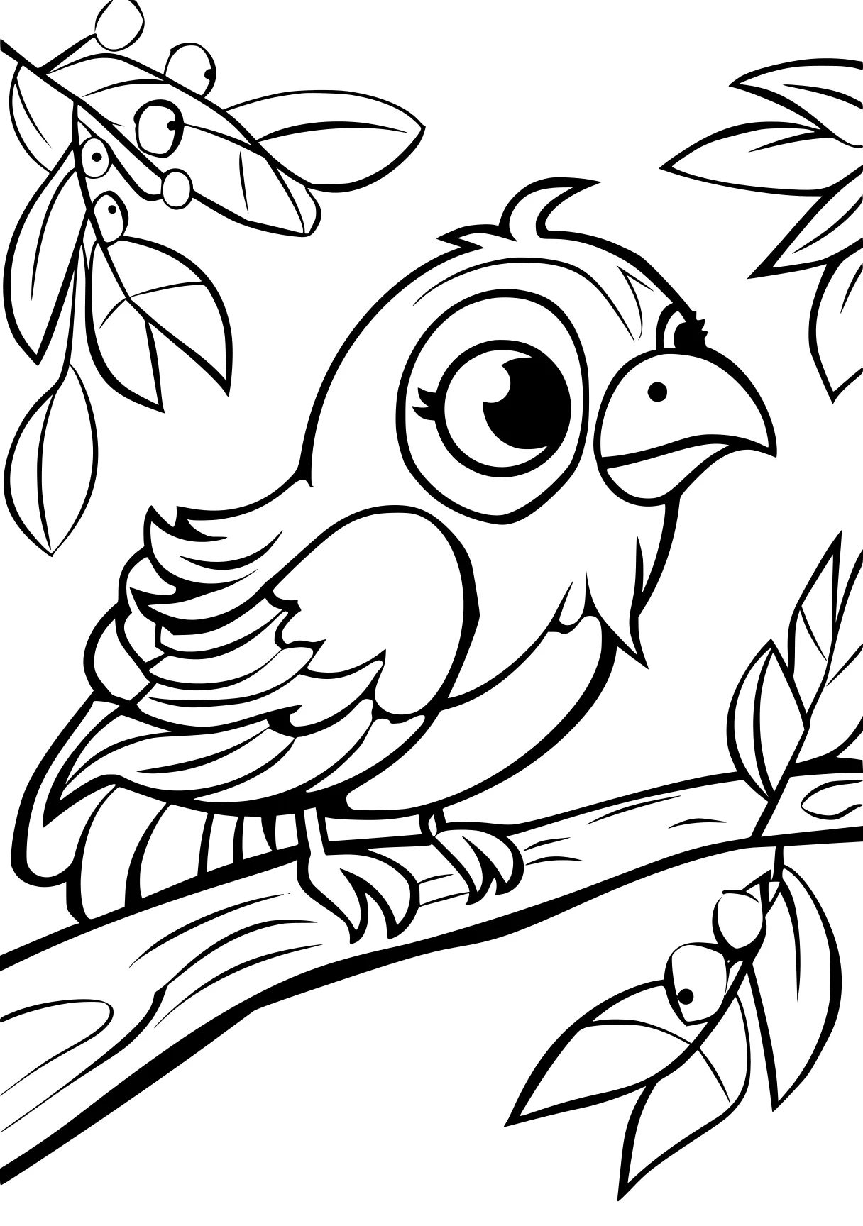 coloring images bird, owl, birds, free page downloads