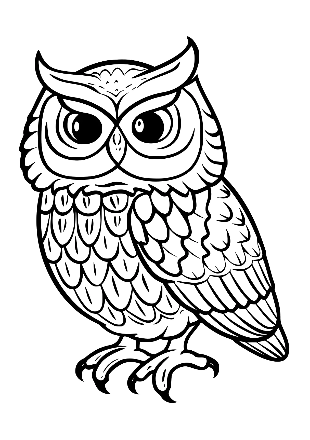 owl coloring sheet owl, illustrator, bird, free page downloads