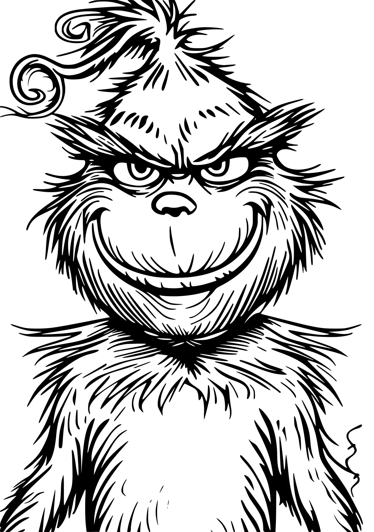 grinch coloring sheet grinch, gorilla, monkey, kong, gruffalo, free page downloads