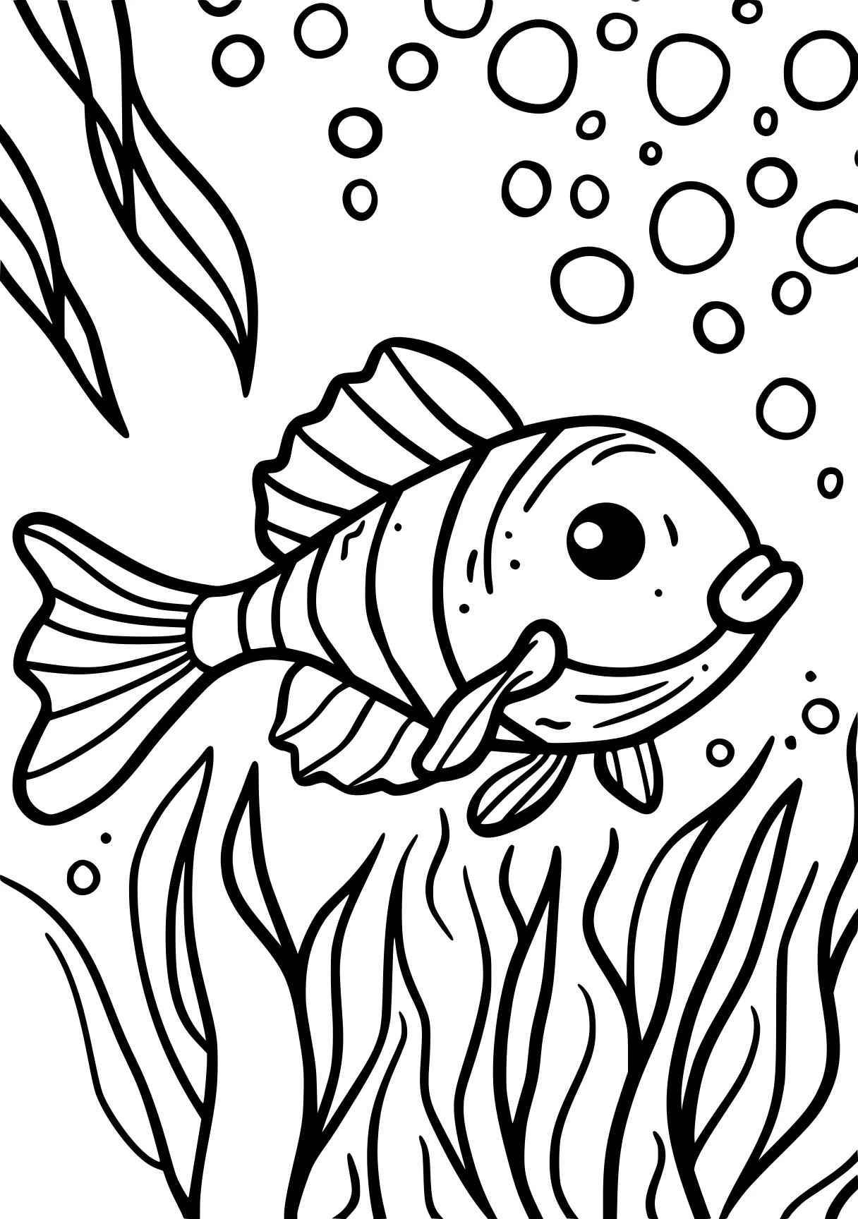 free coloring printables fish, guppies, nemo, page downloads