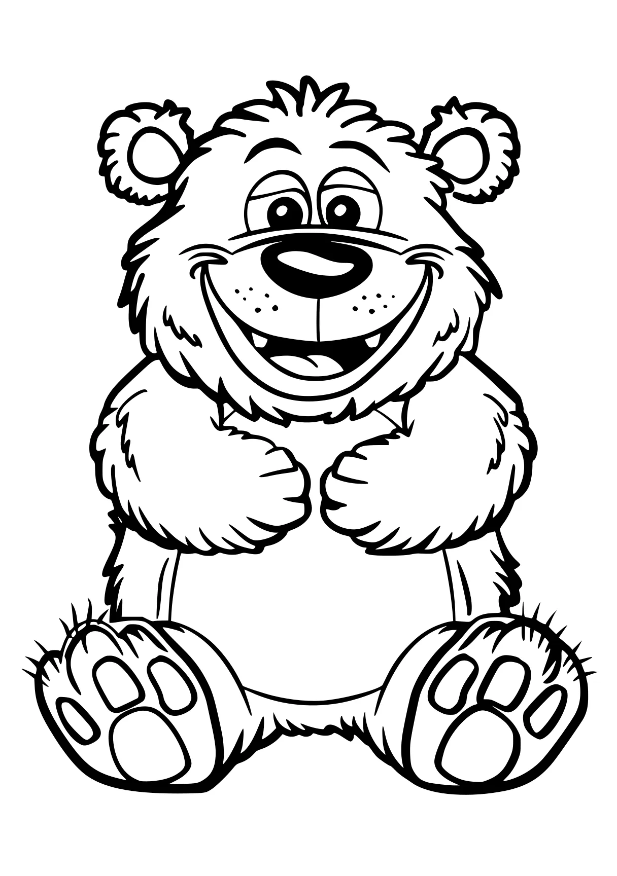 huggy wuggy color page fazbear, bear, bears, teddy, winnie, free coloring downloads