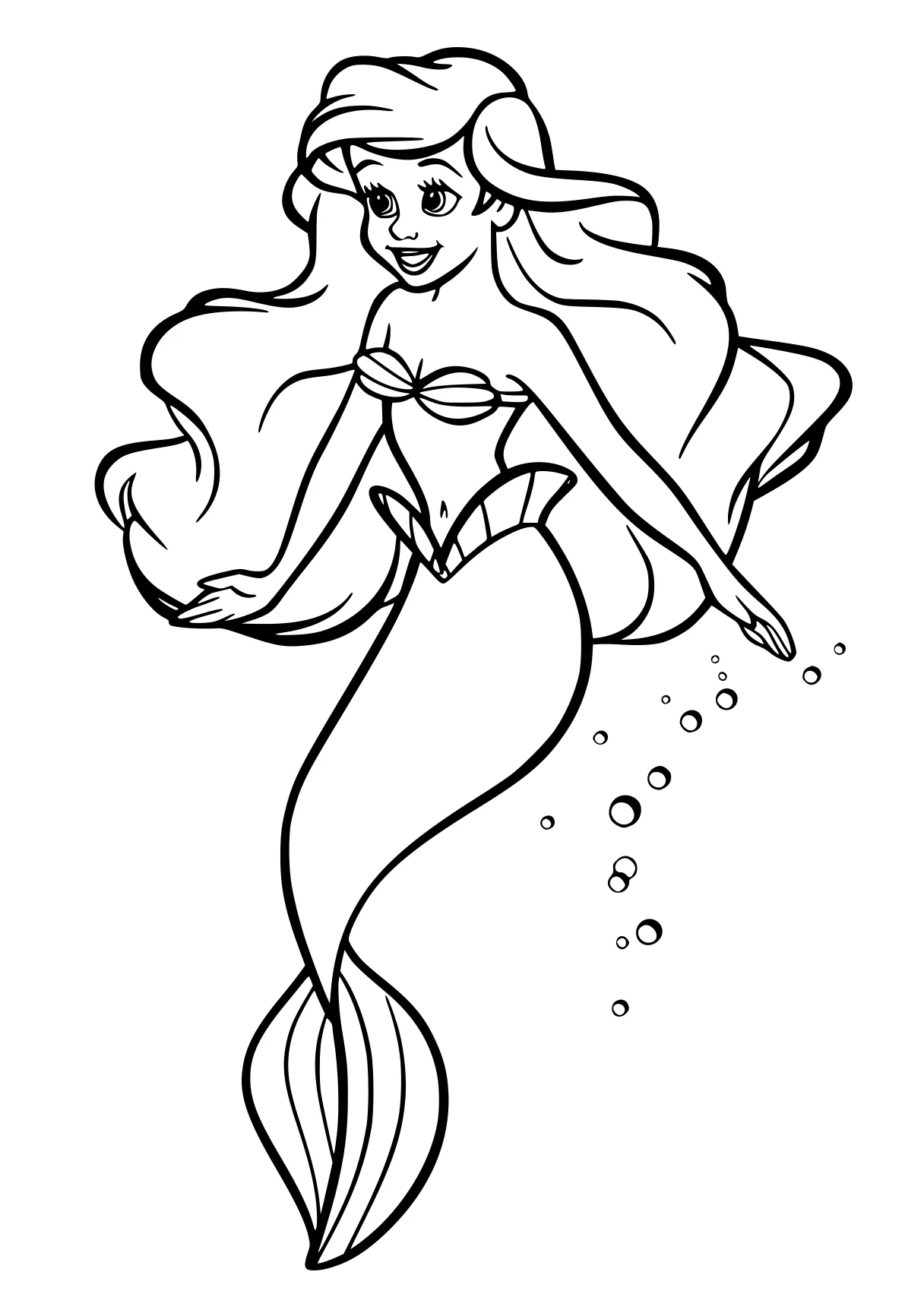 little mermaid coloring pages mermaid, ariel, siren, jasmine, peach, free page downloads