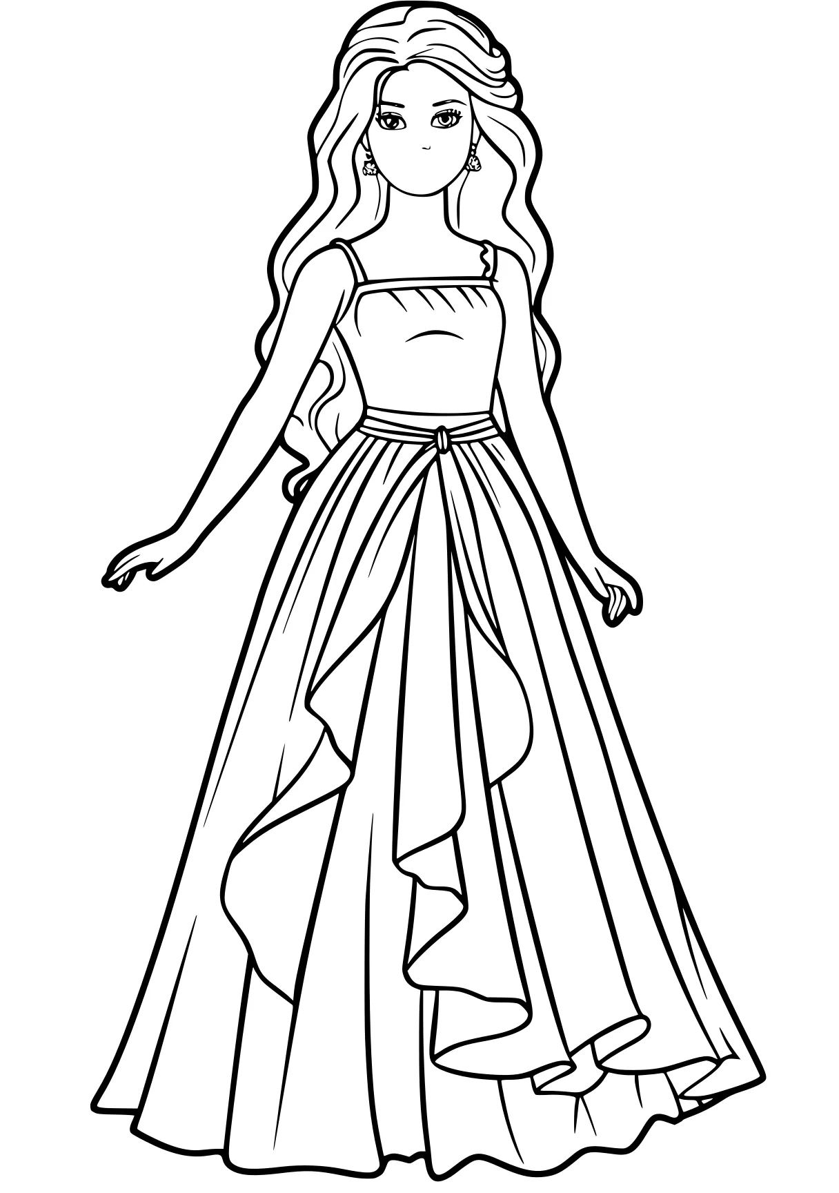 barbie coloring pages rosalina, rapunzel, dresses, free page downloads