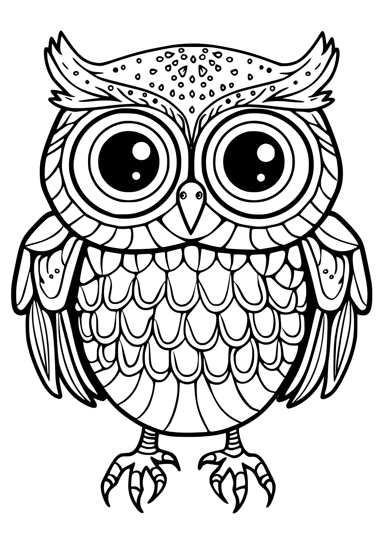 coloring pages for adults online owl, illustrator, design, free page downloads