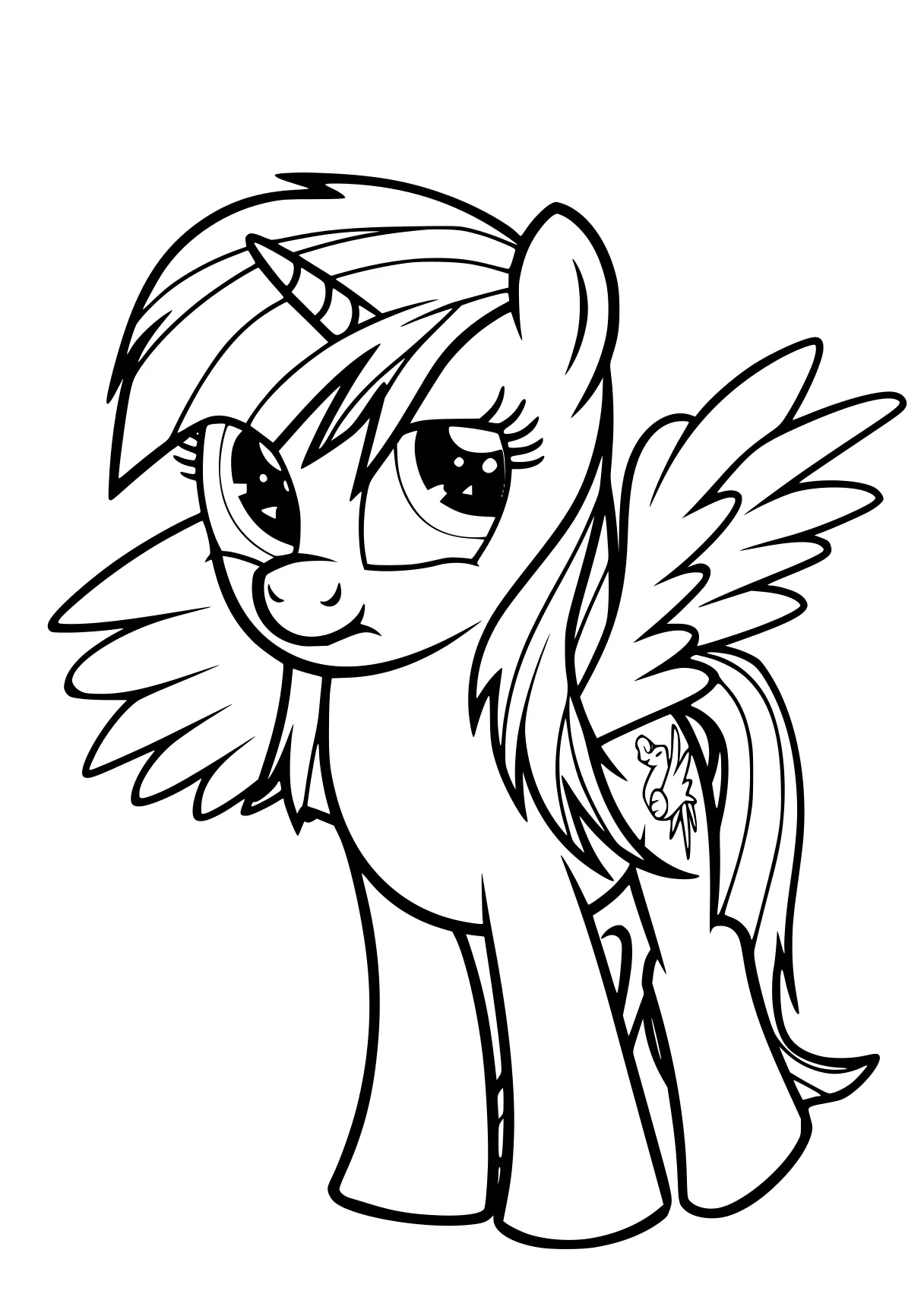 my little pony coloring pages alicorn, applejack, pony, fluttershy, mlp, free page downloads