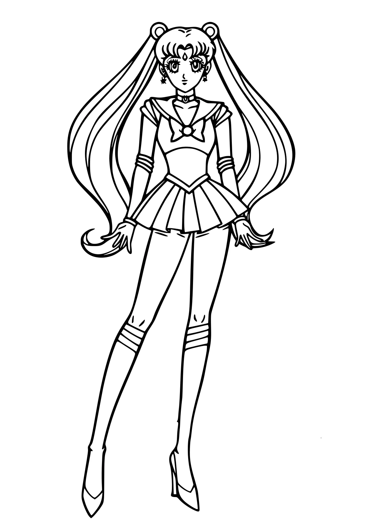 sailor moon coloring page sailor, winx, diana, pencils, harley, free downloads