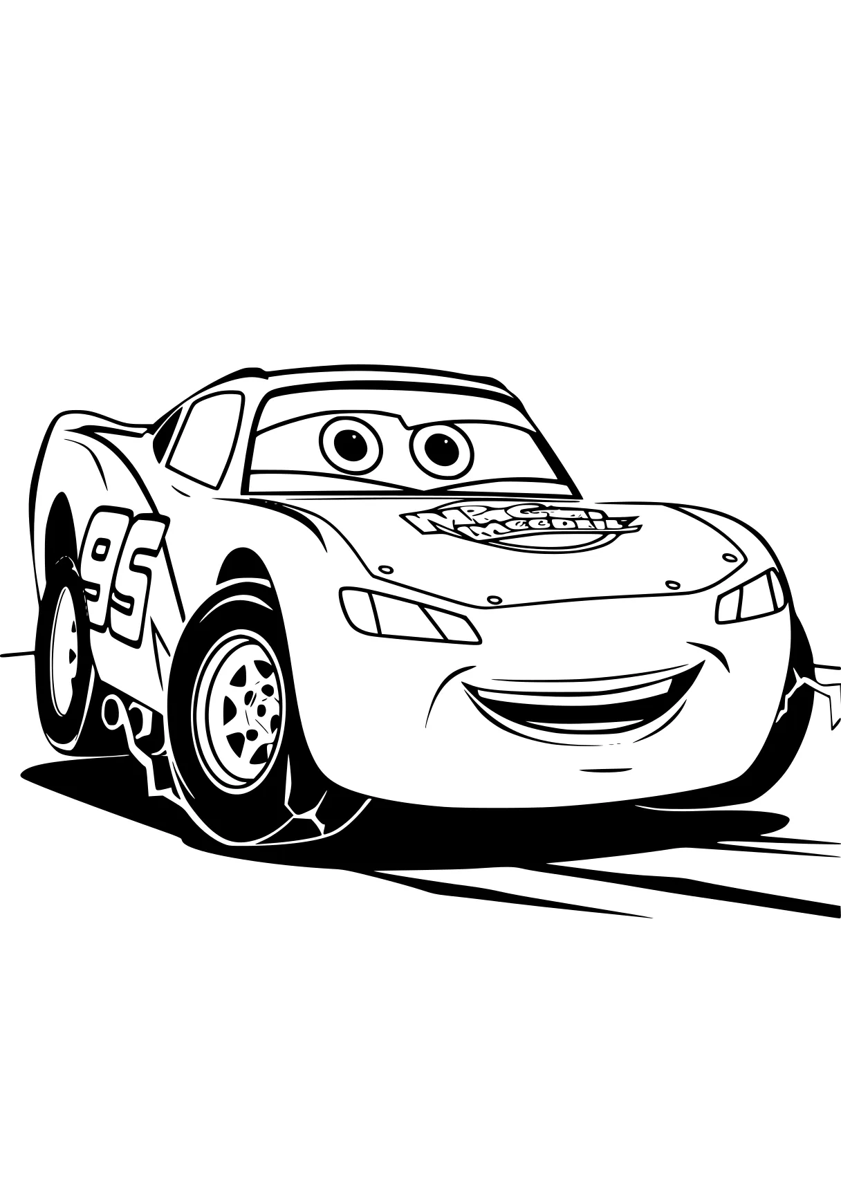 lightning mcqueen coloring page cars, car, mater, robocar, vehicle, free downloads