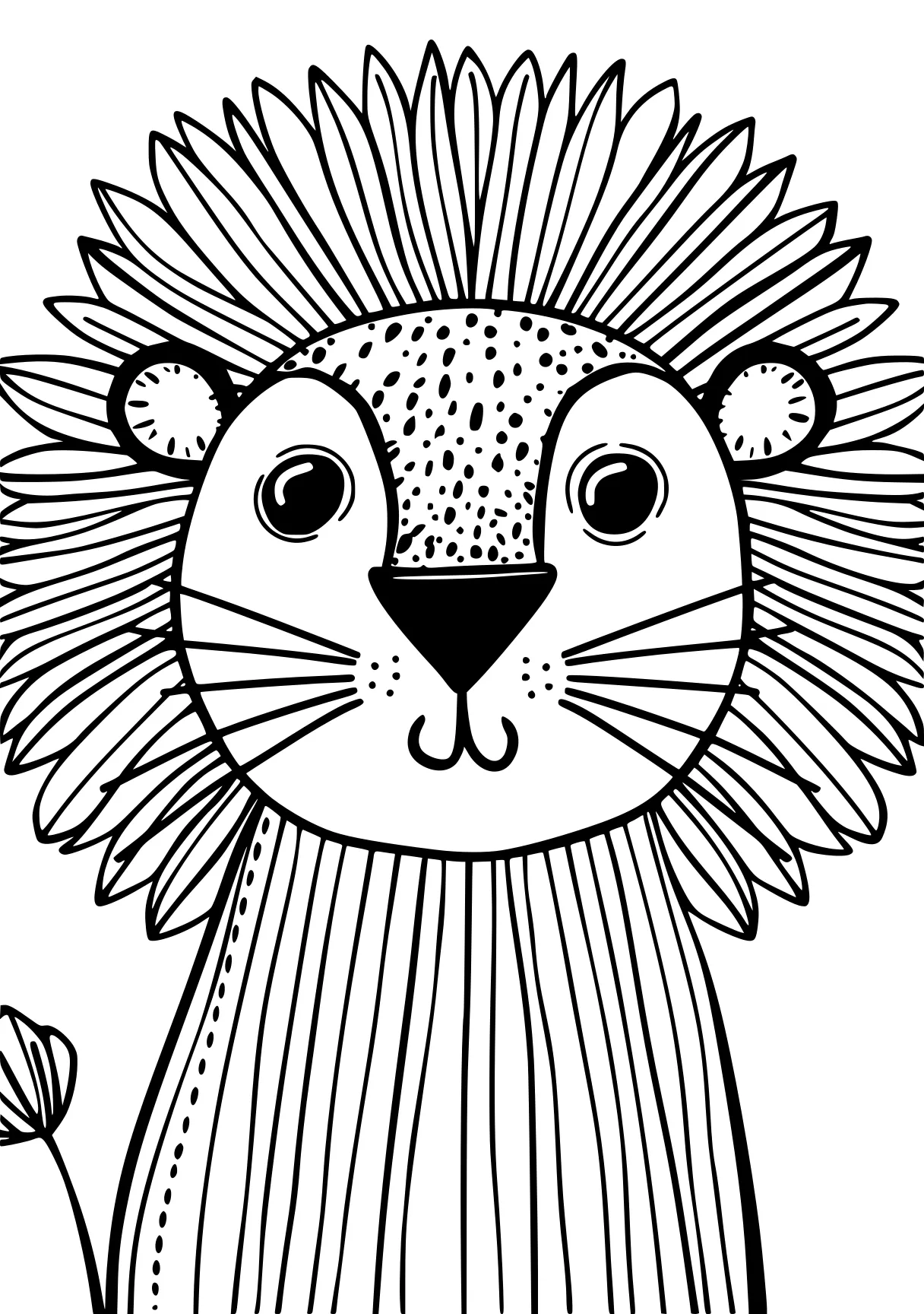 animal coloring pages for adults hedgehog, lion, cheetah, free page downloads