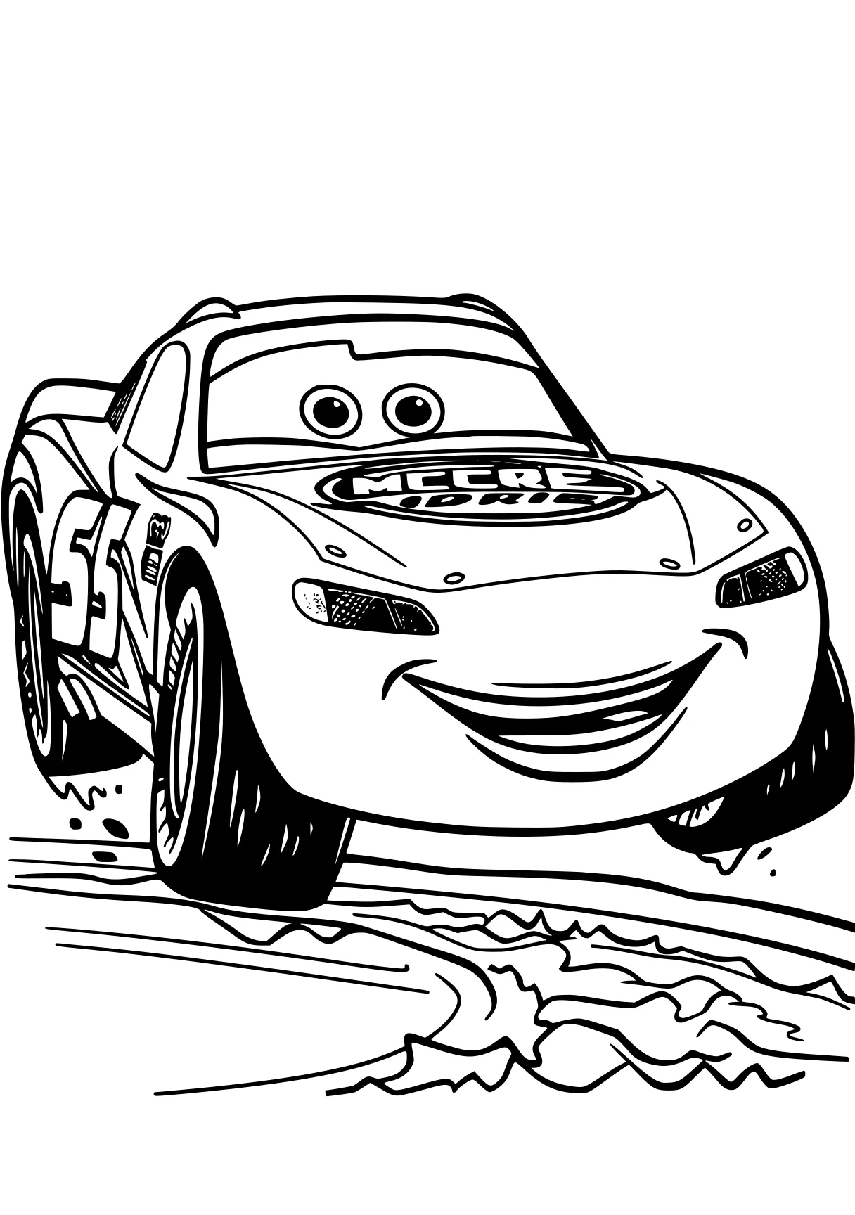 mcqueen coloring page mater, cars, car, nascar, race, free downloads