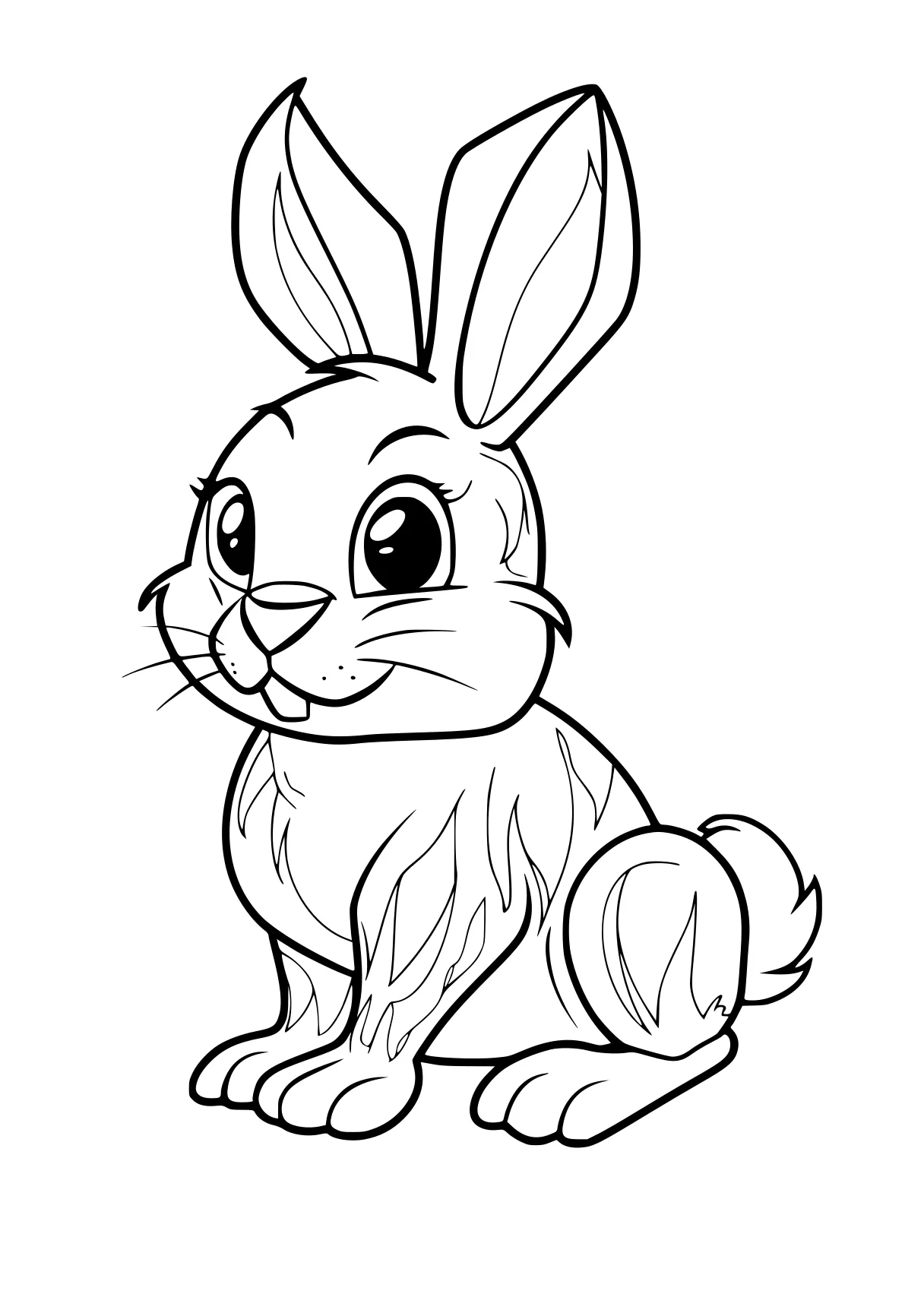 bunny coloring page rabbit, bunny, scorbunny, carrot, eevee, free downloads