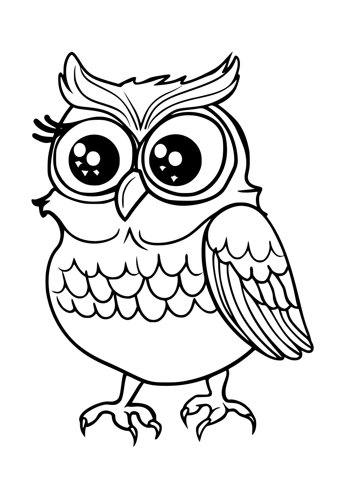 free coloring printables owl, illustrator, bird, page downloads