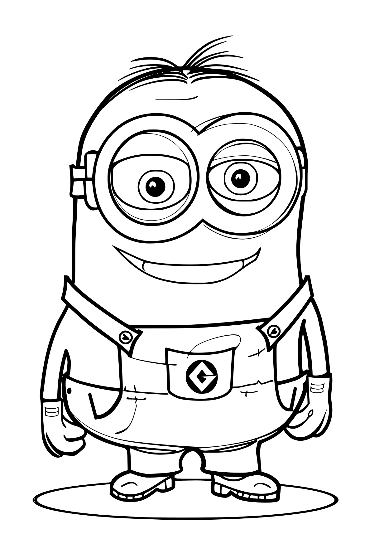 minion coloring sheet minion, minions, doraemon, pororo, simpson, free page downloads