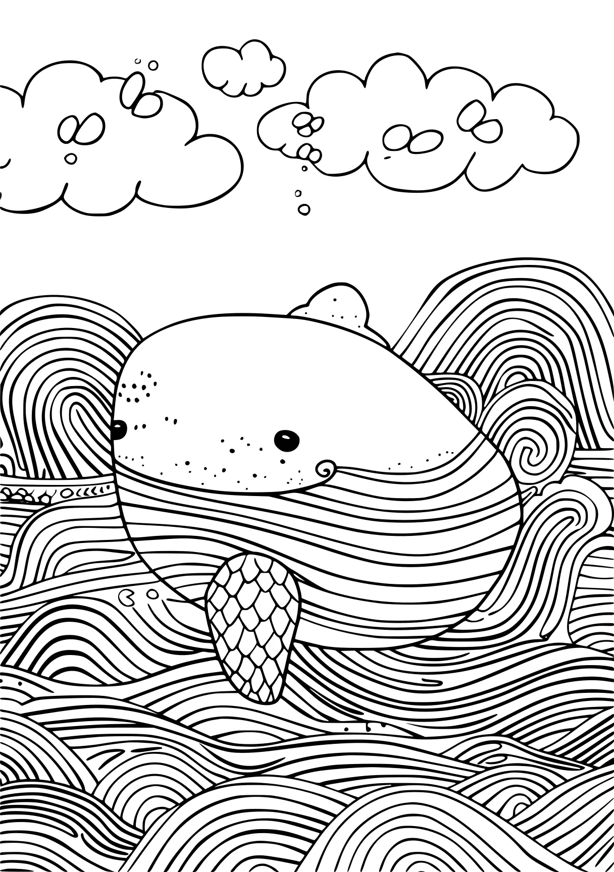 bluey coloring narwhal, whale, whales, free page downloads