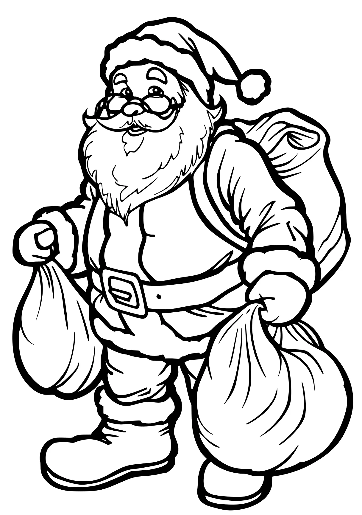 santa coloring pages claus, santa, gnome, merry, elf, free page downloads