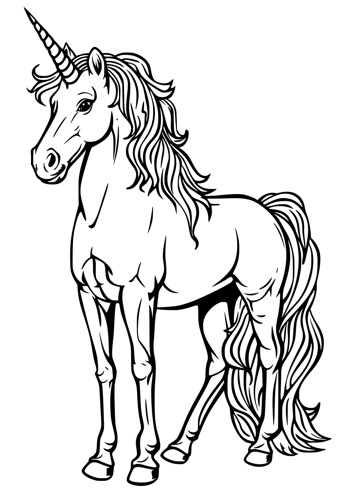 unicorn coloring sheets free horse, pony, unicorn, pegasus, mlp, page downloads