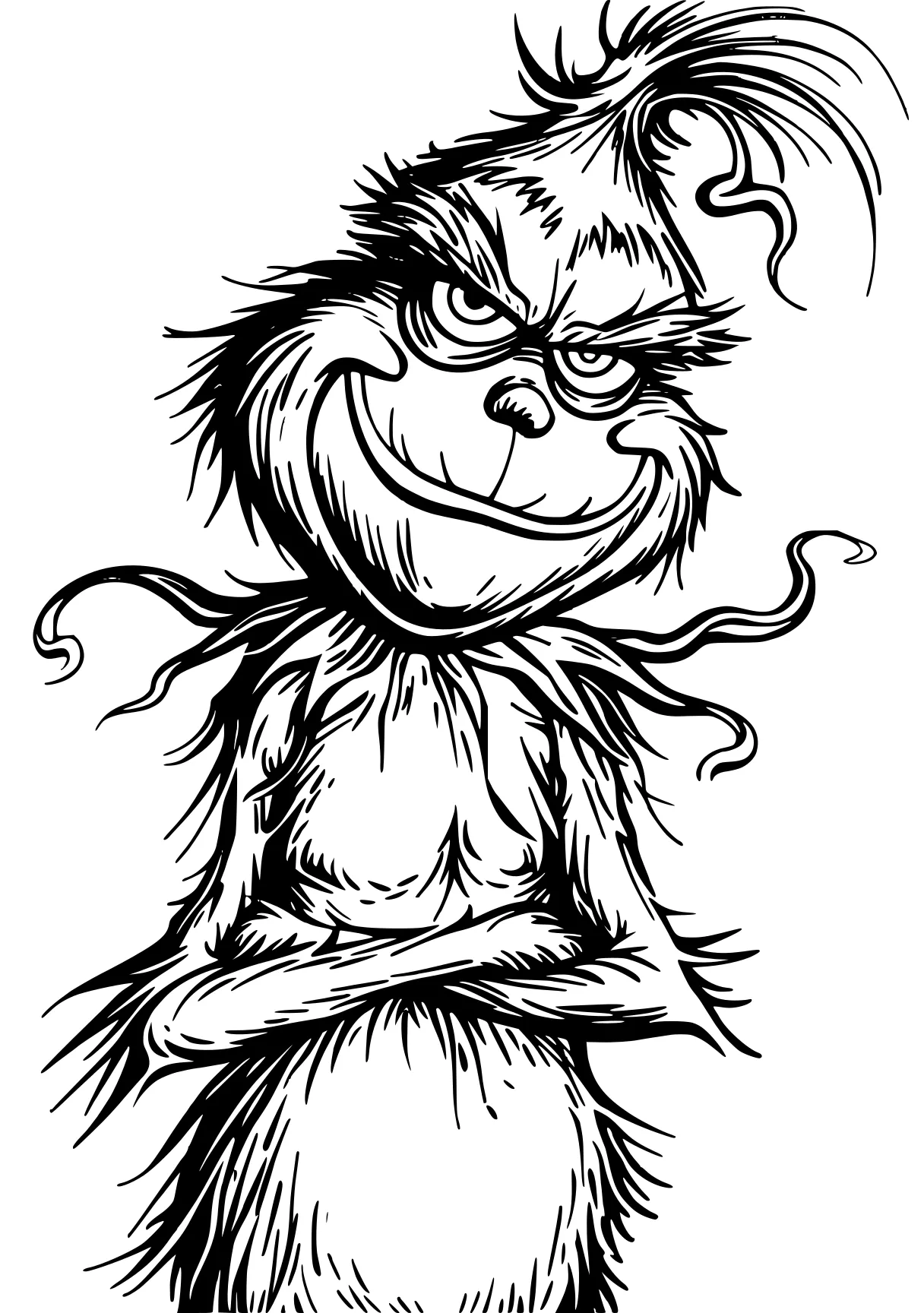 grinch coloring pages grinch, gorilla, monkey, troll, kong, free page downloads