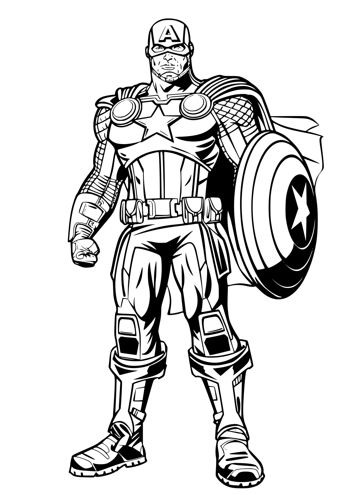 avenger coloring pages thor, iron, captain, avenger, ultraman, free page downloads