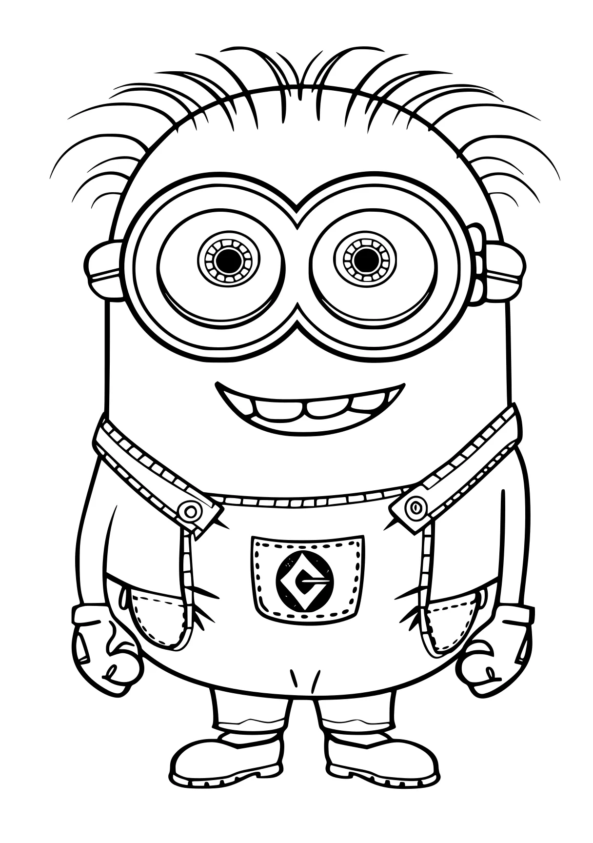 cartoon coloring pages minion, minions, pororo, doraemon, mha, free page downloads