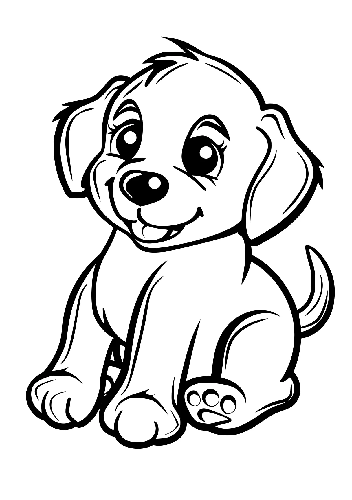 dog coloring pages puppy, retriever, clifford, snoopy, paw, free page downloads