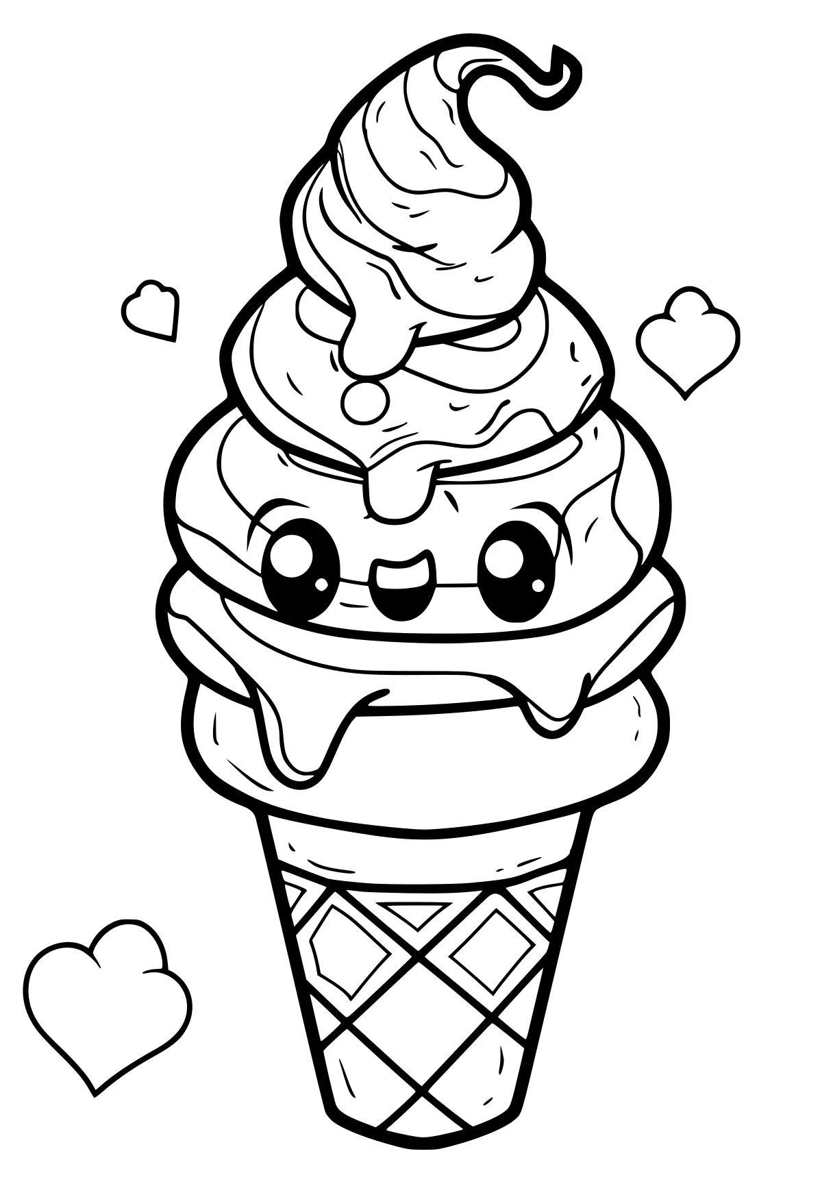 free online coloring pages cupcake, cinnamoroll, sweets, shortcake, treat, page downloads