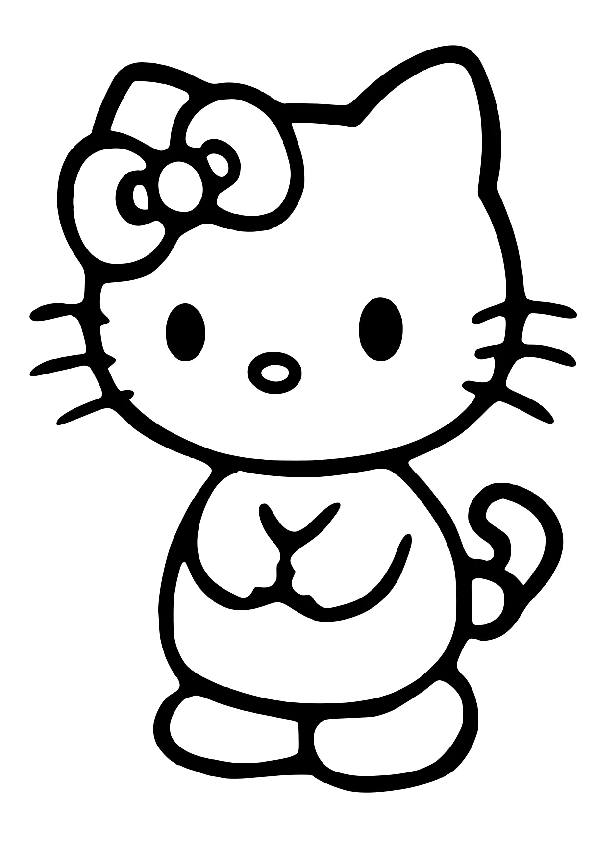 hello kitty coloring book sanrio, cinnamoroll, kitty, peppa, winnie, free page downloads