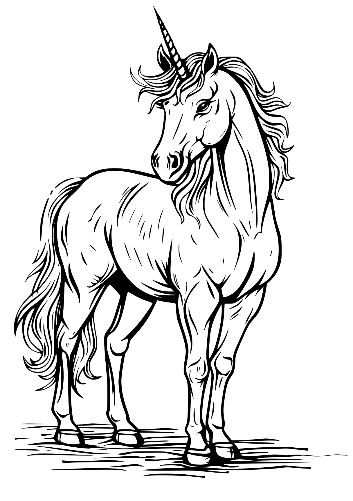 unicorn coloring sheet horse, pony, unicorn, caticorn, alicorn, free page downloads