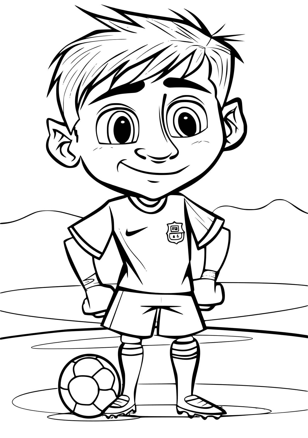 messi coloring page messi, boboiboy, blippi, xavi, neymar, free downloads