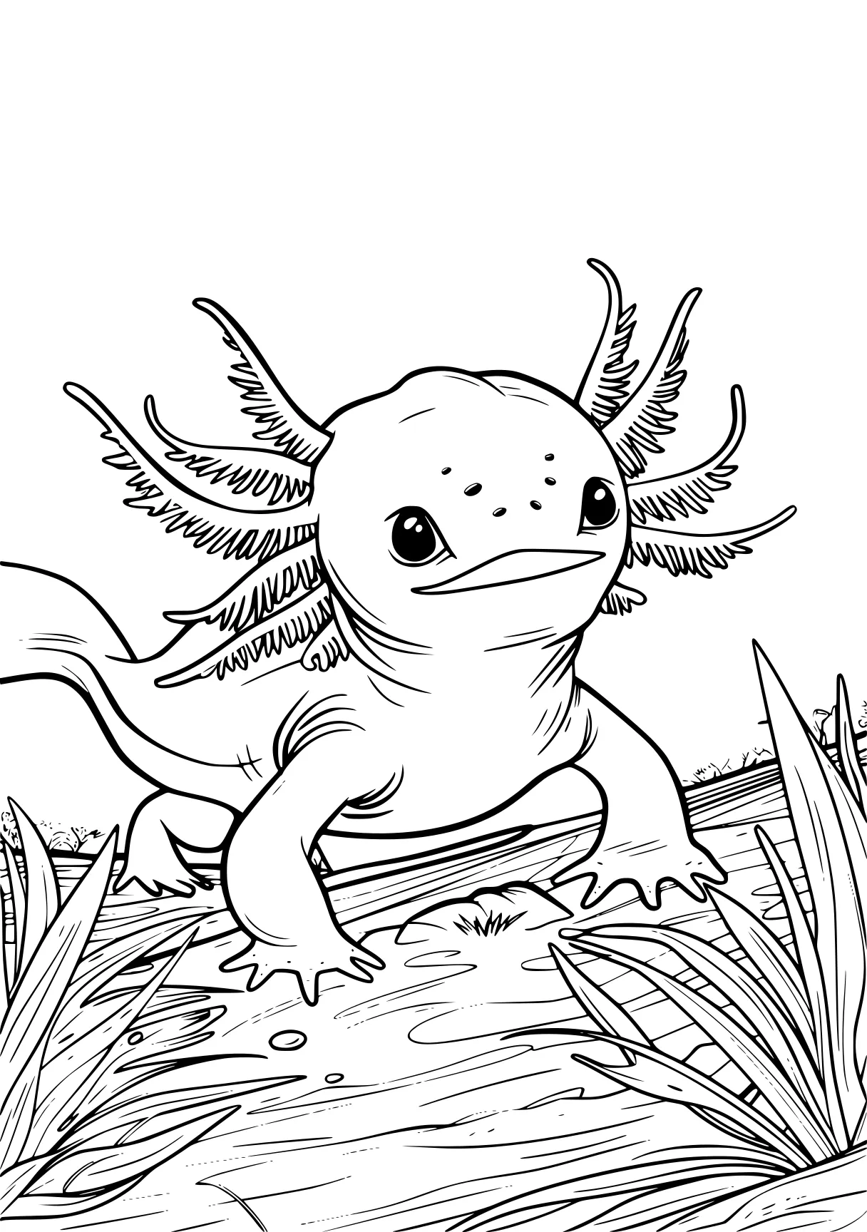 axolotl coloring page axolotl, squirtle, charmander, bulbasaur, blastoise, free downloads