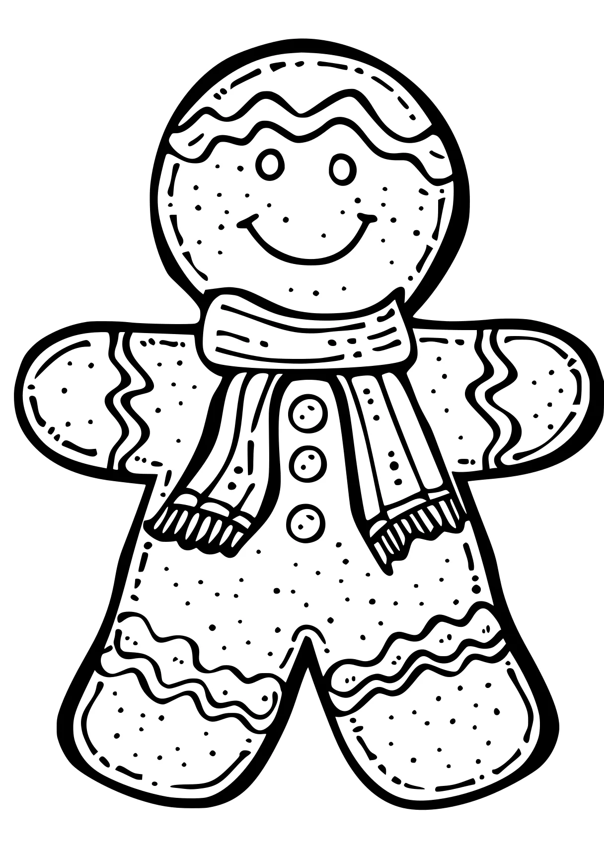 gingerbread coloring page gingerbread, snowman, cookie, nutcracker, cupcake, free downloads