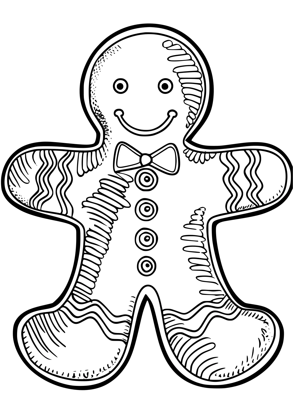 gingerbread man coloring sheet rangoli, zentangle, octopus, gingerbread, free page downloads