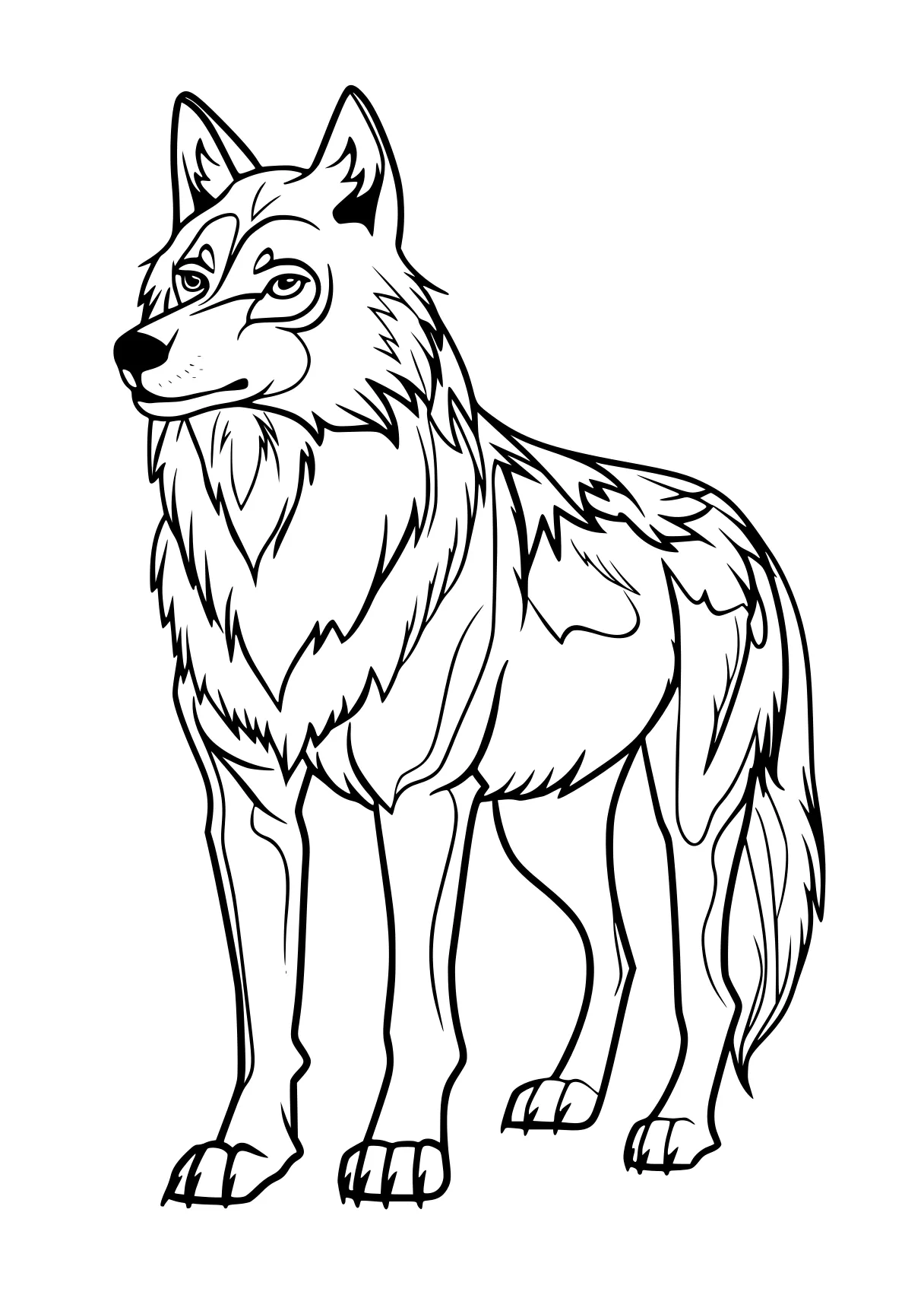 wolf coloring pages wolf, lion, werewolf, fox, retriever, free page downloads