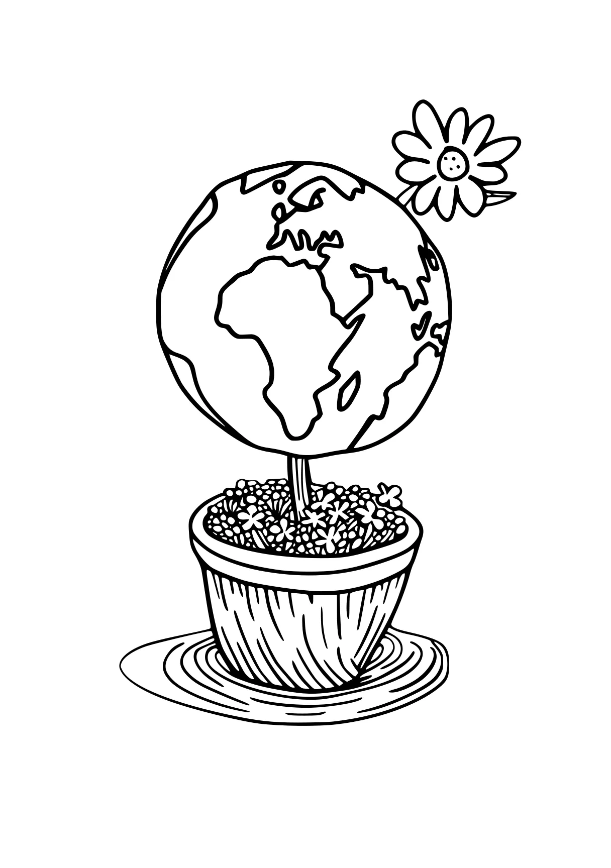 earth day coloring pages globe, earth, cupcake, printables, free page downloads