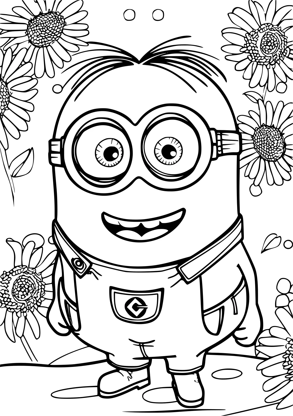 coloring sheets minion, minions, bob, free page downloads