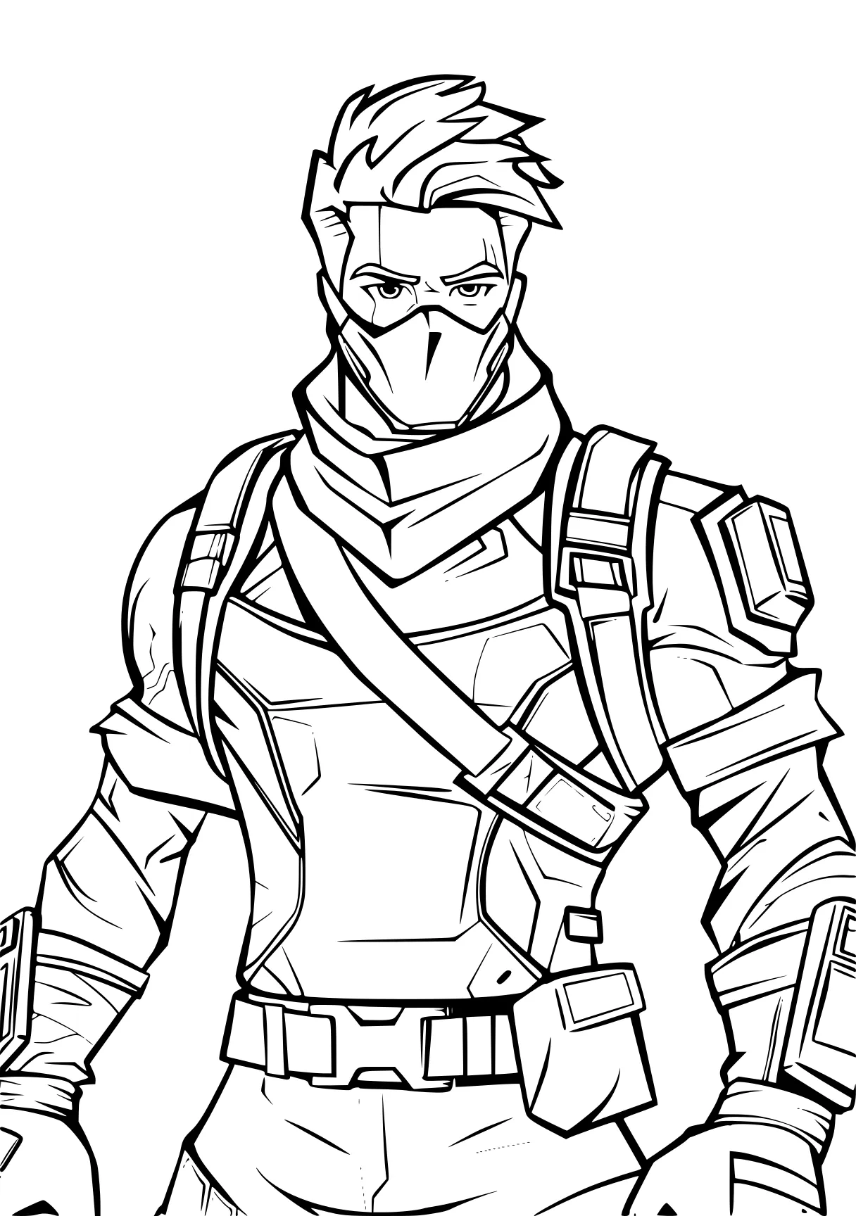 fortnite coloring page kakashi, mechagodzilla, soldier, guard, knight, free downloads