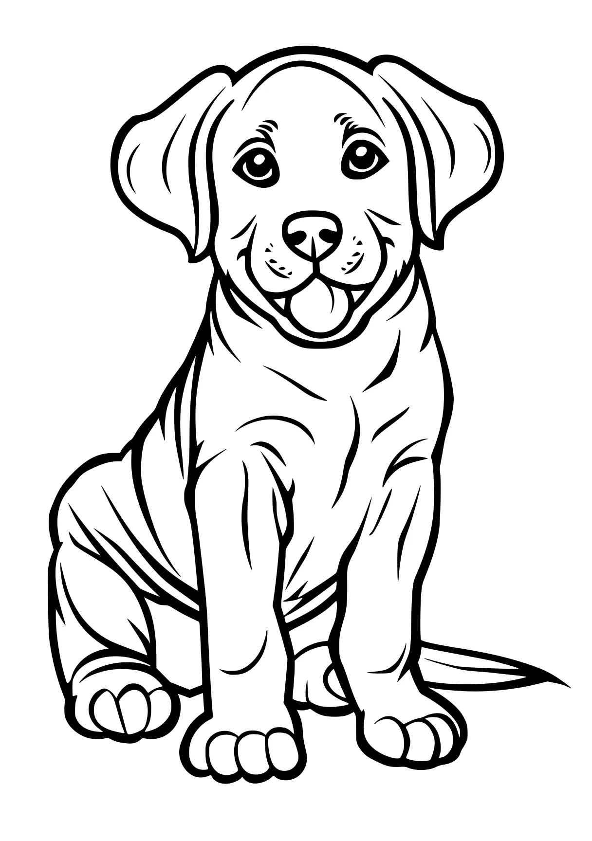 dog coloring pages printable retriever, puppy, illustrator, clifford, free page downloads