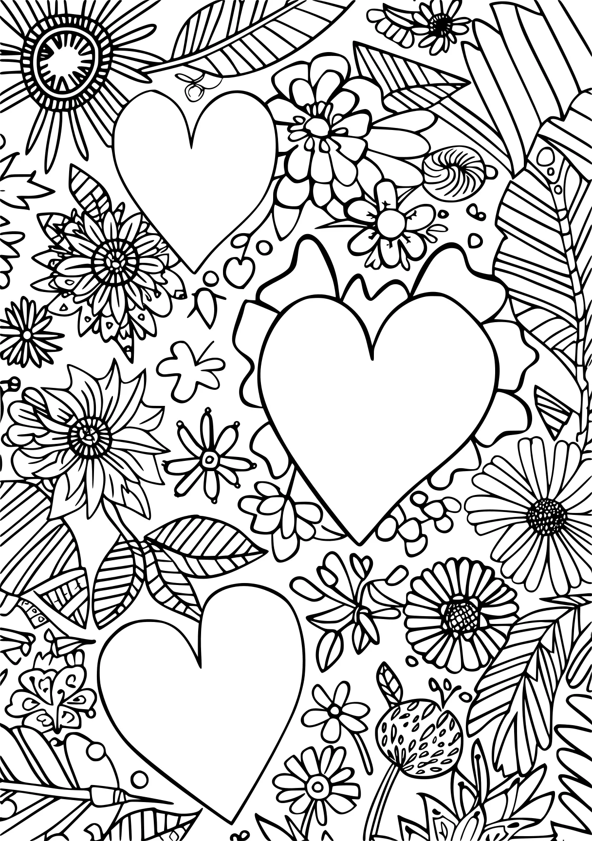 free coloring pages valentines day, zentangle, printables, iheartcraftythings, page downloads