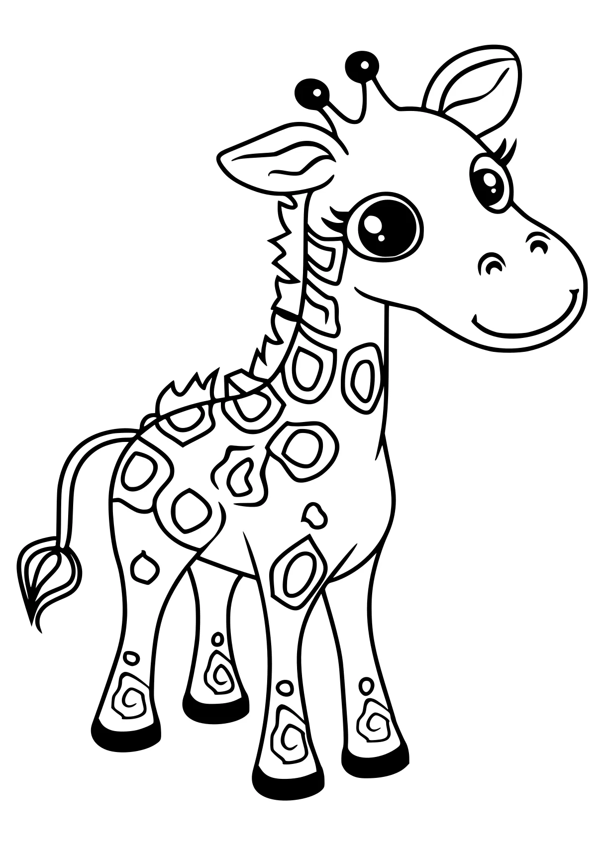 printable animal coloring pages giraffe, llama, zebra, deer, camel, free page downloads