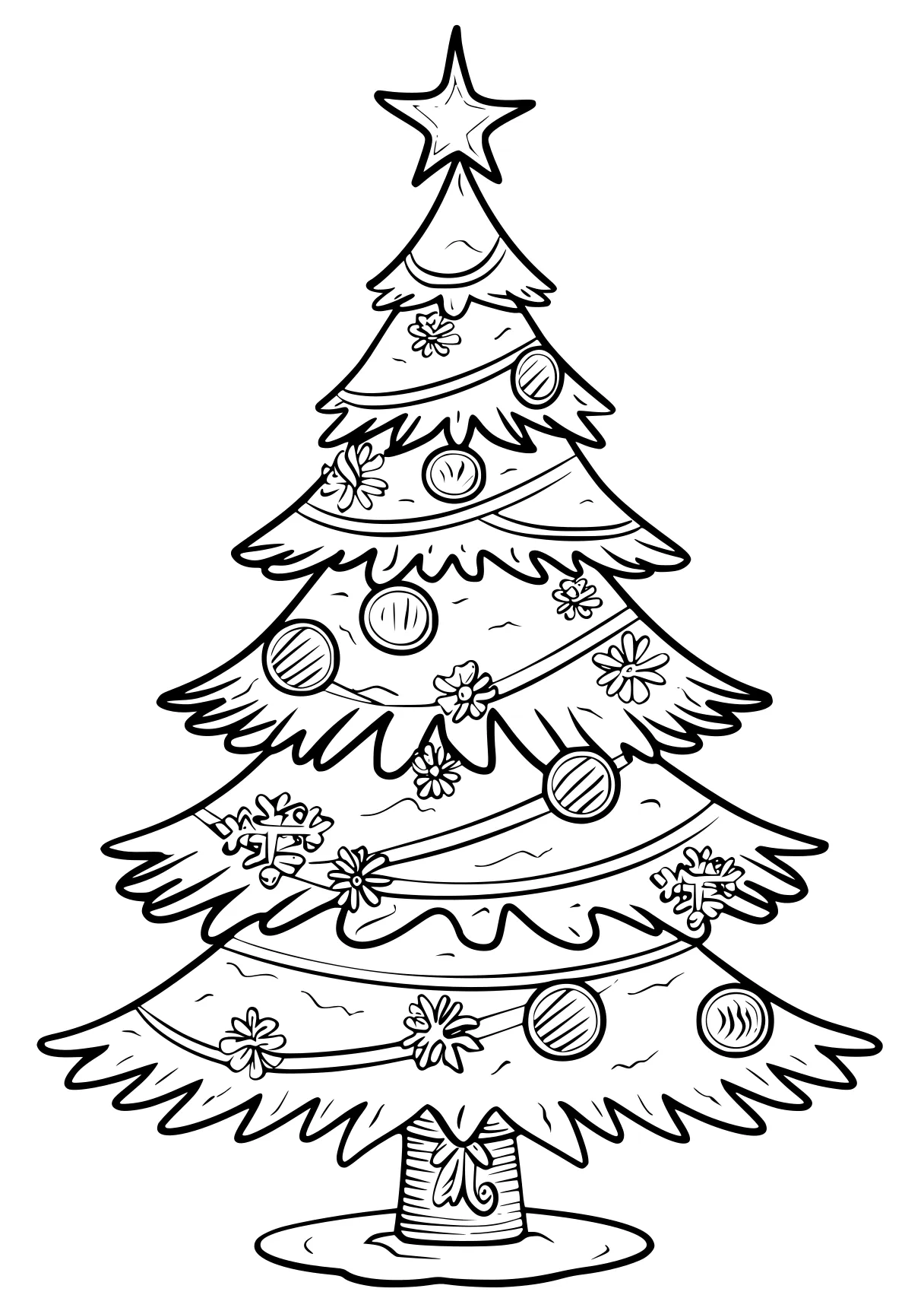 christmas tree coloring page ornament, tree, merry, christmas, free downloads